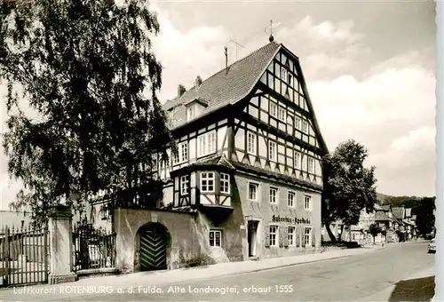 AK / Ansichtskarte  Rotenburg_Fulda Alte Landvogtei 