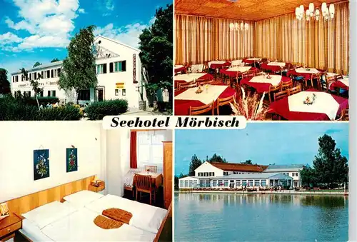 AK / Ansichtskarte  Moerbisch_See_Burgenland_AT Seehotel Moerbisch Gastraum Zimmer Seepartie