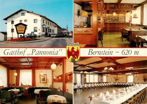 AK / Ansichtskarte 73913860 Bernstein_Burgenland_AT Gasthof Pannonia Gastraeume