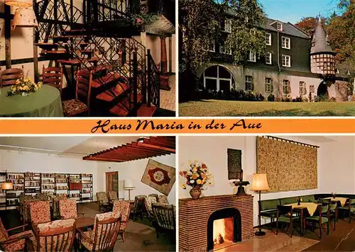 AK / Ansichtskarte 73913902 Wermelskirchen Haus Maria in der Aue Gastraeume Kaminzimmer