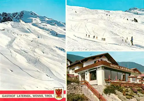 AK / Ansichtskarte  Wenns_Pitztal_Tirol Gasthof Laterndl Skipisten