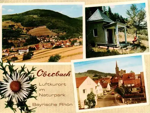 AK / Ansichtskarte 73913947 Oberbach_Unterfranken Panorama Ortspartie Kapelle
