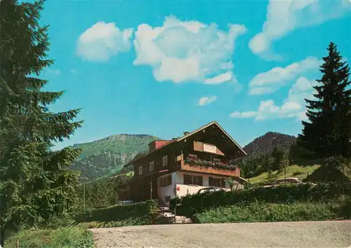 AK / Ansichtskarte  Steibis_Oberstaufen Gasthaus und Pension Lanzenbach mit Hochgrat