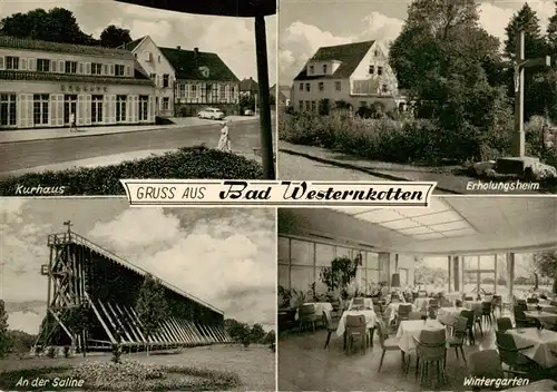 AK / Ansichtskarte 73913970 Bad_Westernkotten Kurhaus Erholungsheim An der Saline Wintergarten