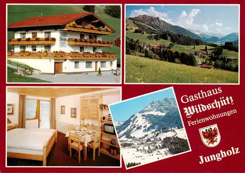 AK / Ansichtskarte  Jungholz_Tirol_AT Gasthaus Wildschuetz Ferienwohnungen Gaestezimmer Panorama