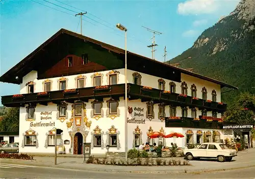 AK / Ansichtskarte 73913991 Oberndorf_Tirol Gasthof Pension Sattlerwirt