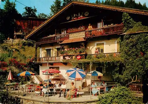 AK / Ansichtskarte  Stumm_Zillertal_AT Gasthof zur Maerzenklamm Terrasse