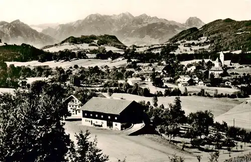 AK / Ansichtskarte  Grainbach_Samerberg_Bayern Panorama mit Wendelstein