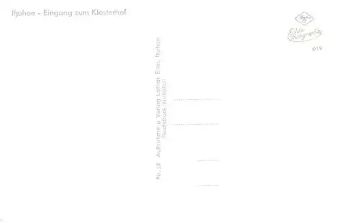 AK / Ansichtskarte  Itzehoe Eingang zum Klosterhof