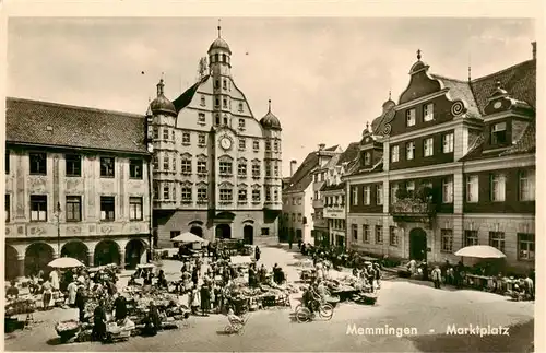 AK / Ansichtskarte 73914018 Memmingen Marktplatz