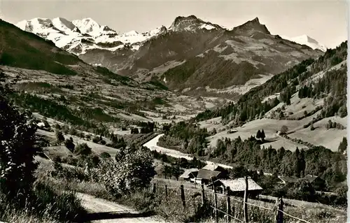 AK / Ansichtskarte  Aeschi_BE Blick ins Kandertal