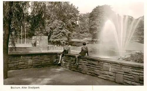 AK / Ansichtskarte  Bochum Alter Stadtpark