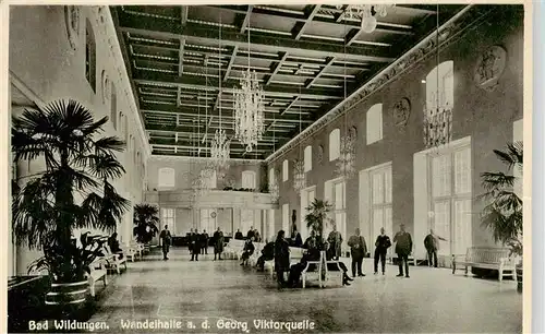 AK / Ansichtskarte  Bad_Wildungen Wandelhalle Georg Vktorquelle