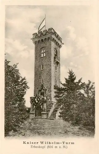 AK / Ansichtskarte  Erbeskopf_816m_Biebern Kaiser Wilhelm Turm