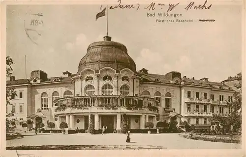 AK / Ansichtskarte  Bad_Wildungen Fuerstliches Badehotel