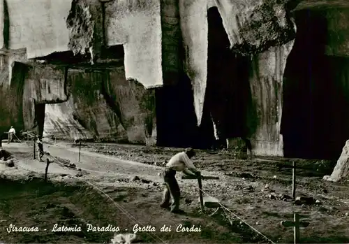 AK / Ansichtskarte 73914076 Siracusa_Syrakus_Sicilia Latomia Paradiso Grotta dei Cordai