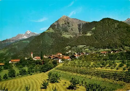 AK / Ansichtskarte 73914094 Dorf-Tirol_Suedtirol_IT Panorama mit Tschigat und Mutspitze