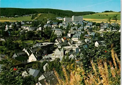 AK / Ansichtskarte  Willingen_Sauerland Fliegeraufnahme mit Kurklinik Hochsauerland