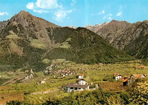 AK / Ansichtskarte  Dorf-Tirol_Suedtirol_IT Fliegeraufnahme