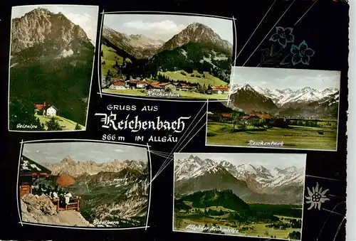 AK / Ansichtskarte 73914151 Reichenbach_Oberstdorf Geisalpe Reichenbach Nebelhorn Allgaeuer Hochgebirge