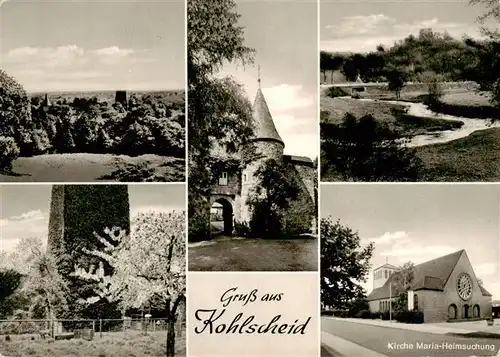 AK / Ansichtskarte 73914159 Kohlscheid Panorama Stadtturm Kirche Maria Heimsuchung