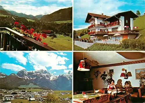 AK / Ansichtskarte  Abtenau_AT Gaestehaus Haus Vergissmeinnicht Panorama Alpen