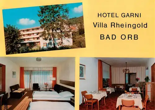 AK / Ansichtskarte 73914213 Bad_Orb Hotel Villa Rheingold Fremdenzimmer Restaurant