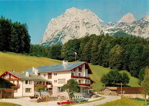 AK / Ansichtskarte 73914224 Ramsau__Berchtesgaden Berghotel Gasthof Datzmann Eingang zum Zauberwald Alpen