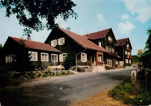 AK / Ansichtskarte  Rhoenhaeuschen Berggasthof Pension in der Hohen Rhoen