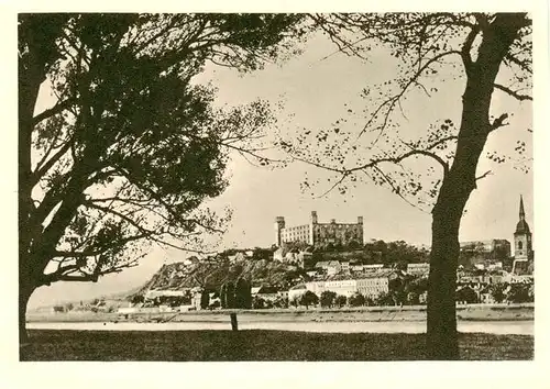 AK / Ansichtskarte  Pressburg_Bratislava_Pozsony Blick zur Stadt Serie Verlorene Heimat