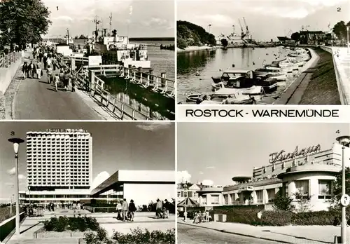 AK / Ansichtskarte  Warnemuende_Ostseebad Am Strom Am Alten Strom Hotel Neptun Kurhaus