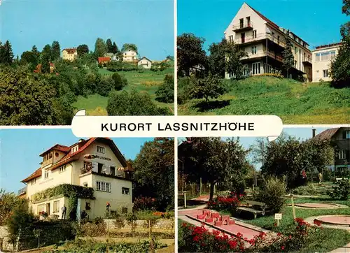 AK / Ansichtskarte 73914246 Lassnitzhoehe Panorama Kurhaus Minigolfplatz