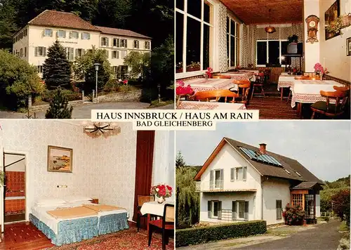 AK / Ansichtskarte  Bad_Gleichenberg_Steiermark_AT Haus Innsbruck Haus am Rain Gaststube Zimmer