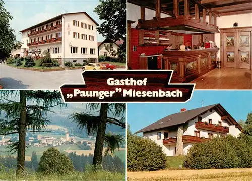 AK / Ansichtskarte  Miesenbach_Birkfeld Gasthof Paunger Gastraum Panorama