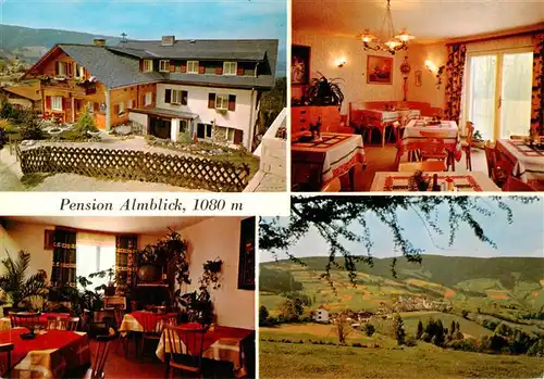 AK / Ansichtskarte 73914287 Fischbach_Steiermark_AT Pension Almblick Gastraeume Panorama