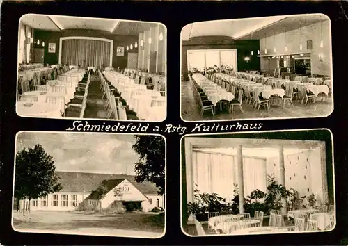 AK / Ansichtskarte  Schmiedefeld_Rennsteig Kulturhaus Gastraeume