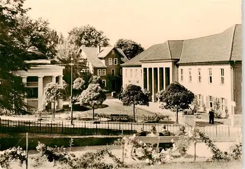 AK / Ansichtskarte  Bad_Liebenstein Blick vom Kurgarten zum Brunnentempel und Badehaus