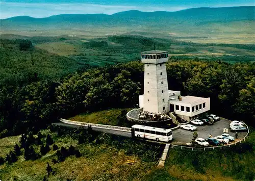 AK / Ansichtskarte  Roth_Hausen_Rhoen Rother Kuppe Berggasthof mit Aussichtsturm