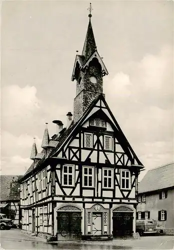 AK / Ansichtskarte  Assenheim_Hessen Rathaus