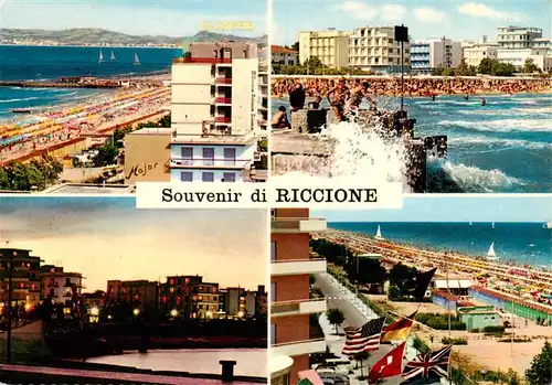 AK / Ansichtskarte  Riccione_Rimini_IT Un saluto da Riccione