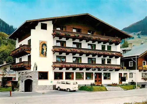 AK / Ansichtskarte  Saalbach_-Hinterglemm_AT Hotel Knappenhof Loewenbraeukeller