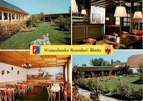 AK / Ansichtskarte 73914474 Illmitz_Burgenland_AT Weinschenke Rosenhof Gastraeume Park