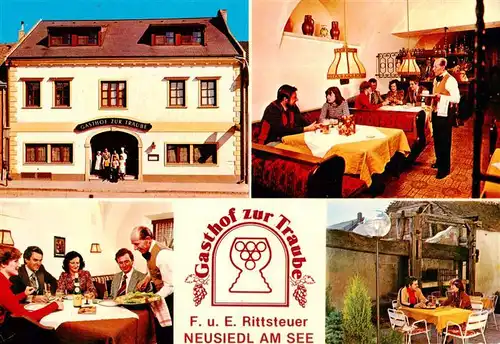 AK / Ansichtskarte 73914477 Neusiedl_See Gasthof zur Traube Gastraeume