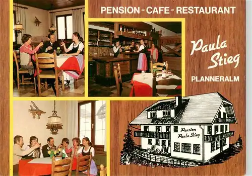 AK / Ansichtskarte  Donnersbach_Steiermark_AT Pension Cafe Restaurant Paula Stieg Gastraeume Bar