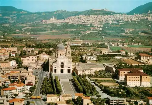 AK / Ansichtskarte  Assisi_Umbria Santa Maria degli Angeli Fliegeraufnahme