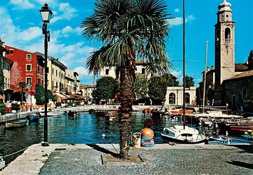 AK / Ansichtskarte 73914513 Lazise_Lago_di_Garda_IT Il Porto