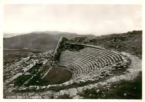 AK / Ansichtskarte  Segesta_Sicilia_IT Teatro Greco di Segesta Fliegeraufnahme