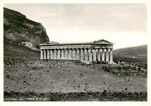 AK / Ansichtskarte  Segesta_Sicilia_IT Dintorni del Tempio di Segesta