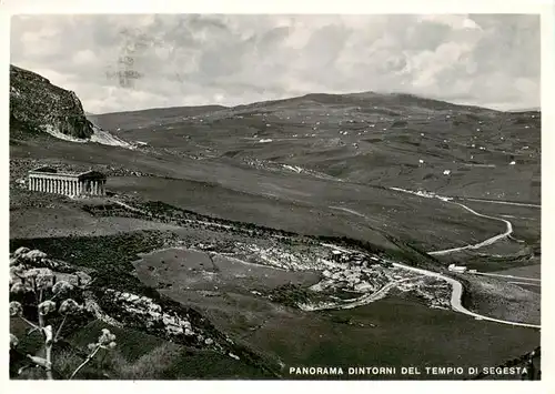 AK / Ansichtskarte 73914527 Segesta_Sicilia_IT Panorama dintorni del Tempio di Segesta