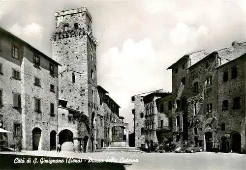 AK / Ansichtskarte  San_Gimignano_Toscana_IT Piazza della Cisterna